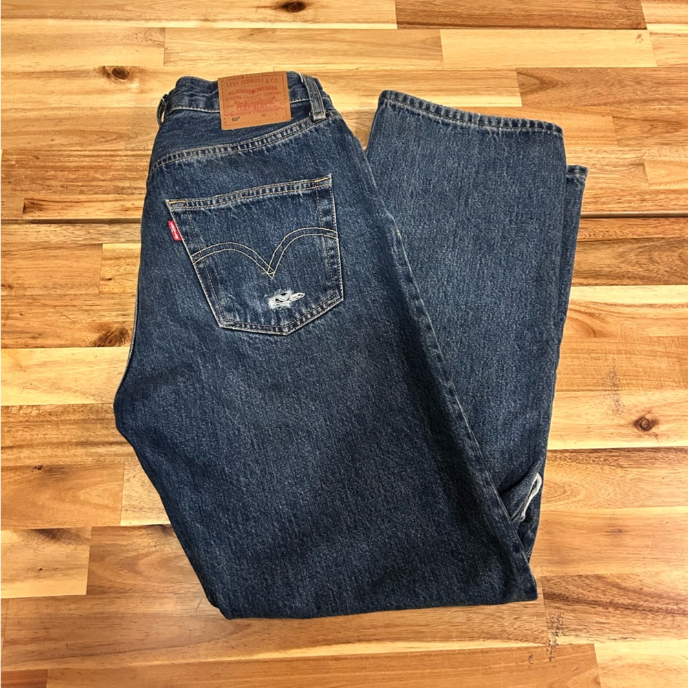 Levi's 501 90's Ripped Jeans - Gem